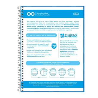 CADERNO UNIV CAPA DURA 1X1 80FLS - PAUTA AMPLIADA - NEURODIVERSIDADE - PCT 4 - TILIBRA