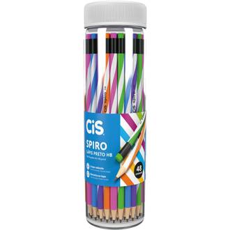 LAPIS PRETO HB SPIRO C/BORRACHA - 763900 - CX 48 - CIS