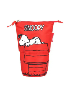 ESTOJO ESCOLAR QUE DESLIZA SNOOPY - ET49727SN - VERMELHO - UN - LUXCEL