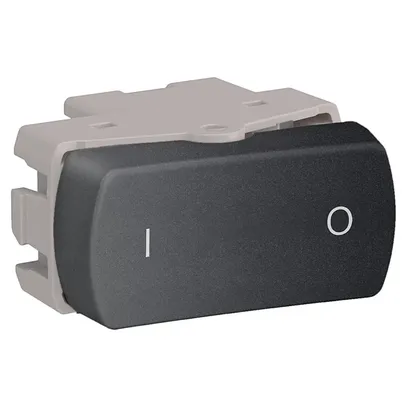 MILUZ MOD INTERRUPTOR BIP 10A GRAFITE S3B72041