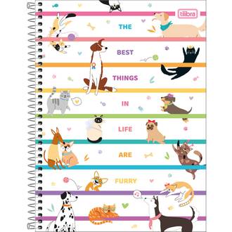CADERNO UNIV CAPA DURA 10X1 160FLS - HUG ME - UN - TILIBRA