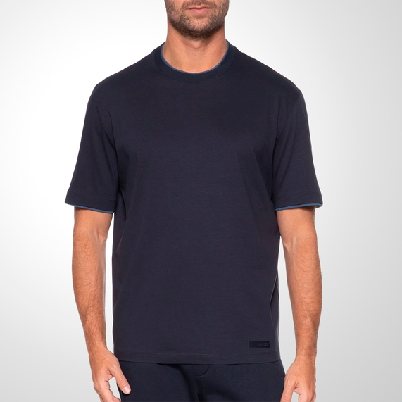 CAMISETA ARMANI EXCHANGE MASCULINA LISA MARINHO