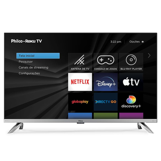 SMART TV LED 32 HD ROKU PTV32G7PR2CSBLH - PRETO - UN - PHILCO