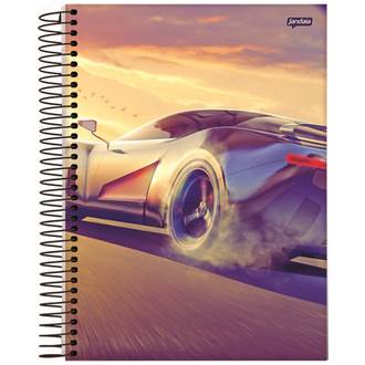CADERNO UNIV CAPA DURA 1X1 96FLS - ON FLEEK - PCT 4 - JANDAIA