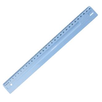 REGUA ACRILICA 30CM SERENA - 3112 - AZUL PASTEL - UN - DELLO