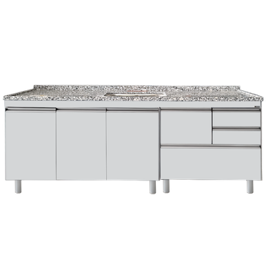 GABINETE COLISEU PARA COZINHA 1.95 M RORATO BRANCO