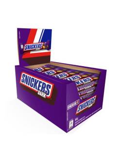 BARRA CHOCOLATE SNICKERS 42G - DARK - DPL 20 - MASTERFOODS