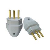 PINO MACHO RADIAL 3P 10A ABNT BRANCO