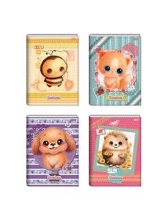 CADERNO 1/4 ESPIRAL CAPA DURA 80FLS - SWEETNESS - PCT 5 - JANDAIA
