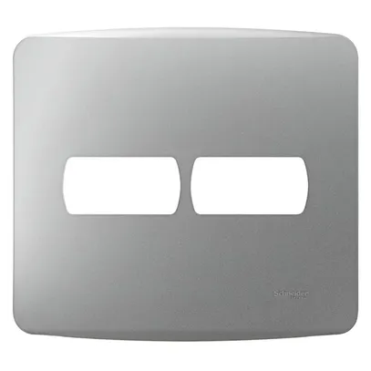 MILUZ PLACA+SUP 4X4 2MOD  ALUM S3B77422