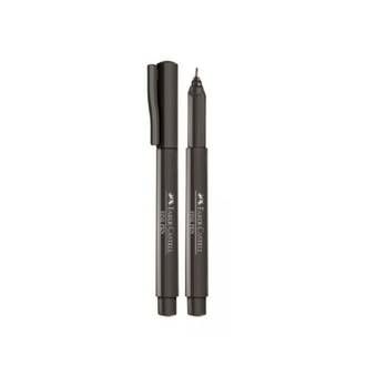 CANETA FINE PEN 0,4MM - COLORS - CINZA - CX 12 - FABER