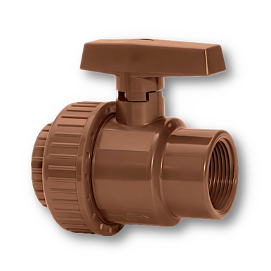 REGISTRO ESFERA DE PVC SOLDÁVEL COM UNIÃO AMANCO 50 MM