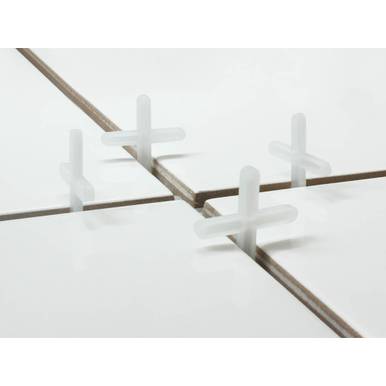 ESPAÇADOR CRUZETA TRANSPARENTE MOLDIMPLAS (Pacote com 100 unidades) 1.0 MM