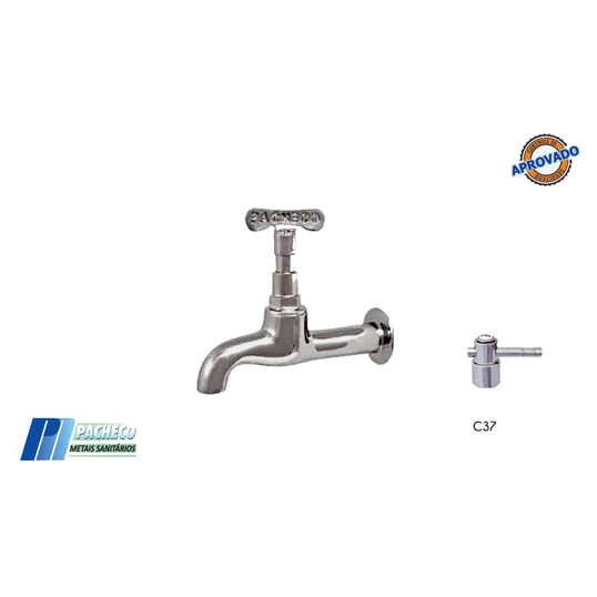 TORNEIRA PARA TANQUE LONGA PIM CROMADA 1/2 x 3/4 C51 2126