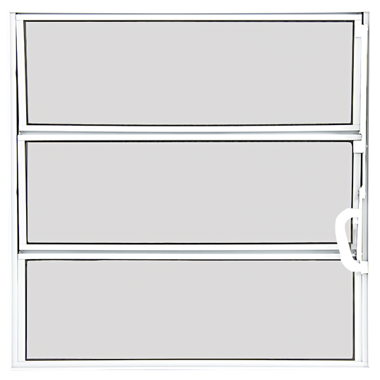 VITRÔ BASCULANTE VIDRO BOREAL SEM GRADE BRANCO 60CMx 60CM