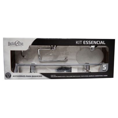 KIT ESSENCIAL 5 PECAS - CRISTAL BELLA ARTE