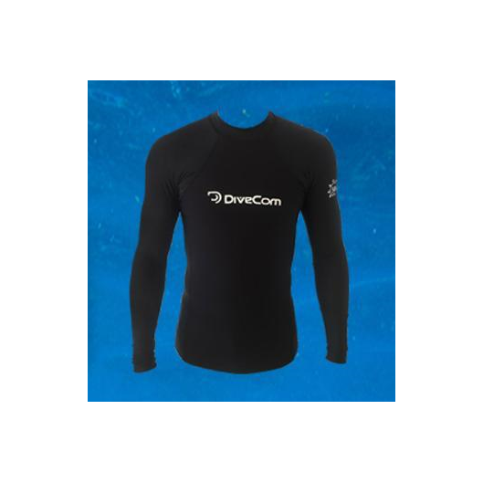 CAMISA NEO/LYCRA MANGA LONGA DIVECOM PRETO