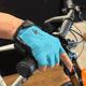 Luva Specialized Dedo Curto Dual Gel Feminina Turquesa - 2