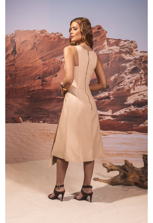 Vestido Salma Peach - 4