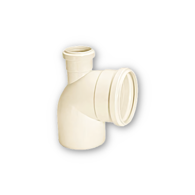 JOELHO DE PVC PARA ESGOTO 90 COM VISITA AMANCO 100MM x 50