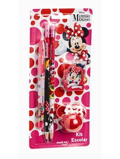 KIT ESCOLAR MINNIE 5 PCS 22330 - UN - MOLIN