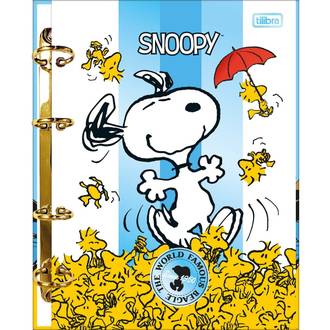 CADERNO ARGOLADO COLEGIAL 80FLS - 351377 - SNOOPY - UN - TILIBRA