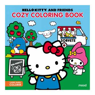 LIVRO DE COLORIR HELLO KITTY - COZY BOOK - UN - CIRANDA CULTURAL