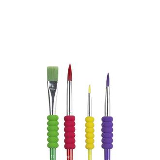 KIT PINCEL ARTISTICO COLORS GRIP C/4  - R.CG01 - UN - KIT