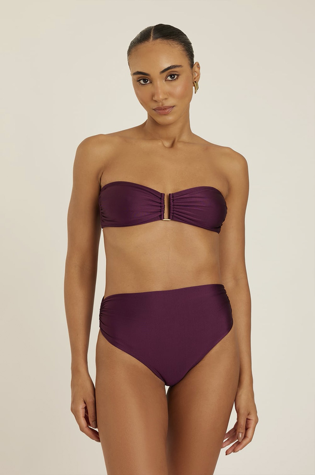 Top bandeau rita ameixa