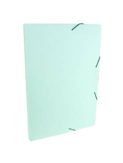PASTA ELASTICO PLASTICA 2CM OFICIO /SERENA - 0247 - VERDE PASTEL - UN - DELLO