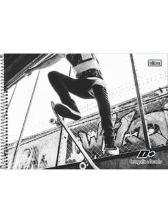 CADERNO DESENHO CAPA DURA 96FLS - ESPIRAL - MAIS+ - PCT 4 - TILIBRA