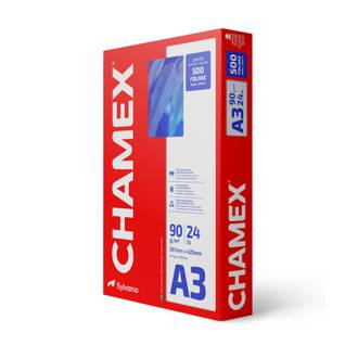 PAPEL CHAMEX 90G 500FLS - A3 - UN - CHAMEX