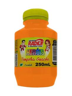 TINTA GUACHE 250ML  - LARANJA - UN - RADEX
