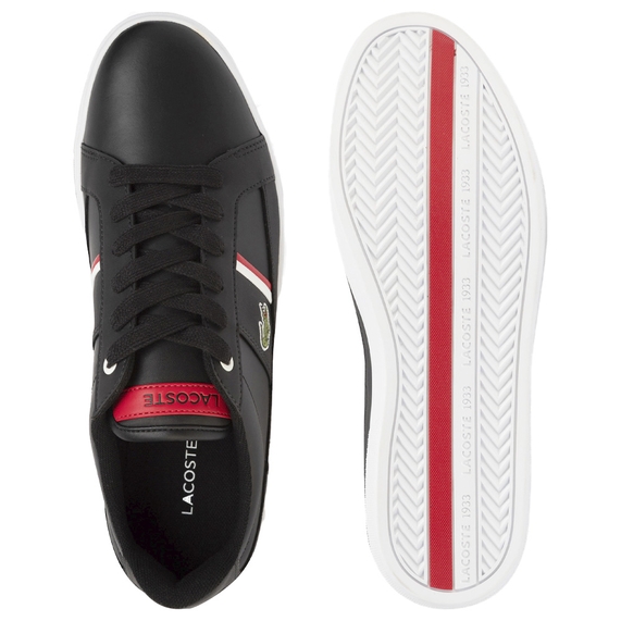 TENIS MASCULINO EUROPA PRETO LACOSTE