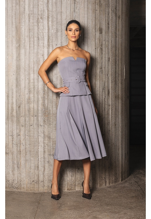 Blusa Shannon Cinza