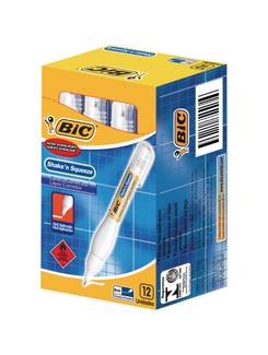 CANETA CORRETIVA 8ML 835363 - CX 12 - BIC