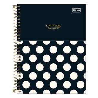 CADERNO COLEGIAL CAPA DURA 10X 160FLS - WEST VILLA - UN - TILIBRA
