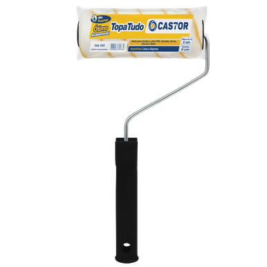 ROLO DE PINTURA LÃ TOPA TUDO 9 CM CASTOR