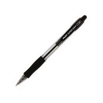 CANETA SUPER GRIP 1.0 1.0MM - PRETO - UN - PILOT