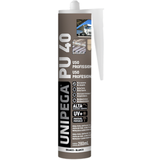 SELANTE PU40 UNIPEGA PROFISSIONAL BRANCO 400g