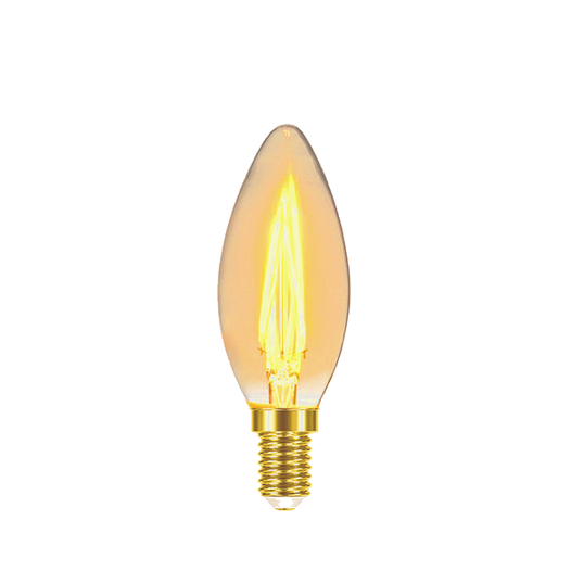 LÂMPADA LED TASCHIBRA FILAMENTO VINTAGE B35 BIVOLT