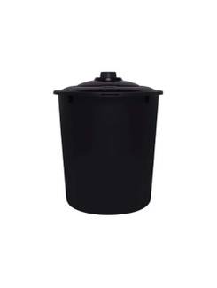 CESTO DE LIXO C/TAMPA 7,5L - 3068 - PRETO - UN - JAGUAR