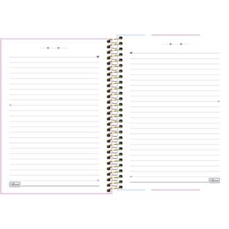 CADERNETA ESPIRAL CAPA DURA 80FLS - HAPPY - UN - TILIBRA