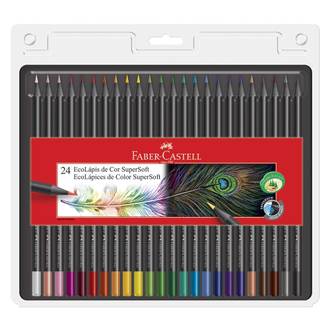 LAPIS DE COR SUPERSOFT 120750 - C/24 - UN - FABER