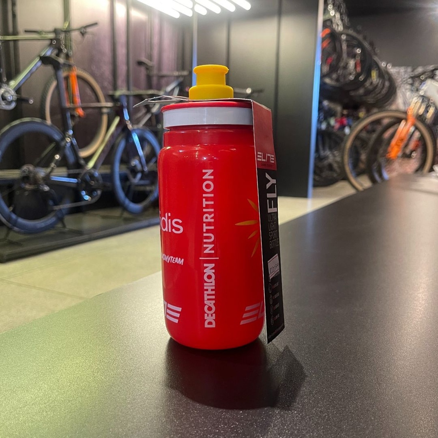 Garrafa Elite Fly Cofidis Team 550ml Vermelha