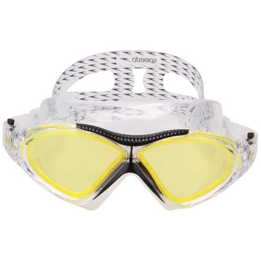ÓCULOS ÔMEGA SWIN MASK SPEEDO PRETO/AMARELO