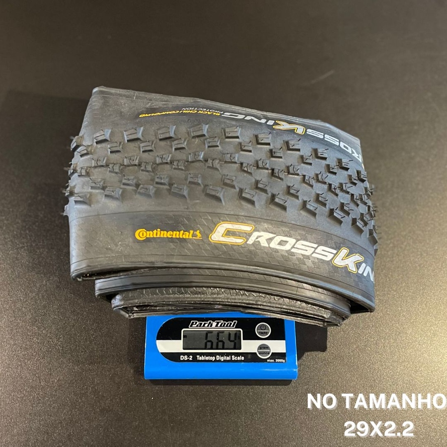 Pneu MTB Continental Cross King Protection Tubeless Preto