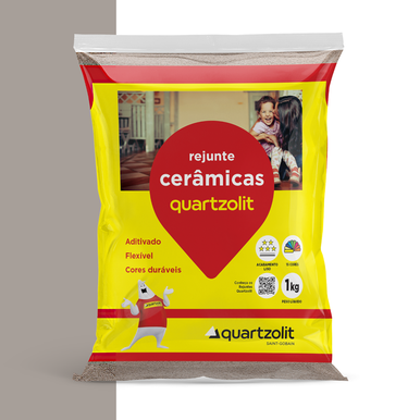 REJUNTE CERÂMICAS QUARTZOLIT CINZA OUTONO 1.0KG