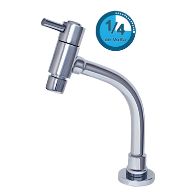 TORNEIRA PARA LAVATÓRIO 1/4 VOLTA PIM SLIM 21CM 1265