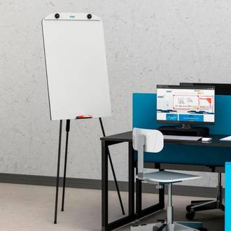 FLIP CHART EM ACO C/QUADRO BCO 4354 - 90x60 - UN - STALO